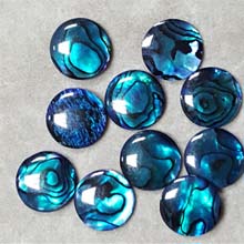 13MM ROUND CABOCHON ABALONE(10PCS/BAG)